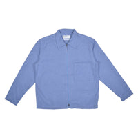 ZIP SHIRT - SKY BLUE
