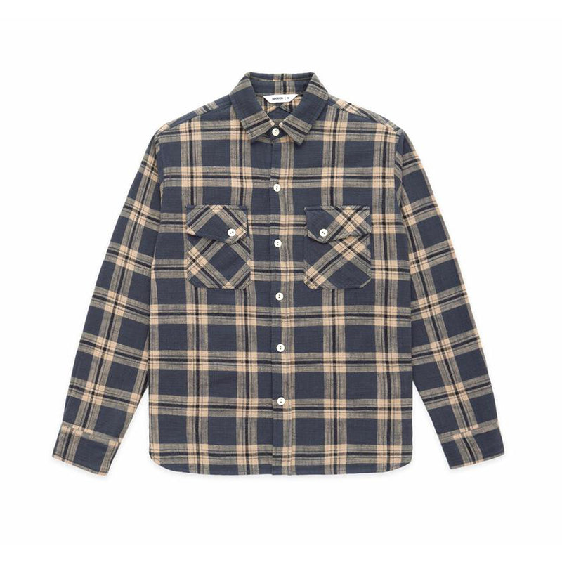 3SIXTEEN CROSSCUT FLANNEL - SLATE