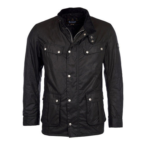 BARBOUR INTERNATIONAL DUKE WAX JACKET - BLACK