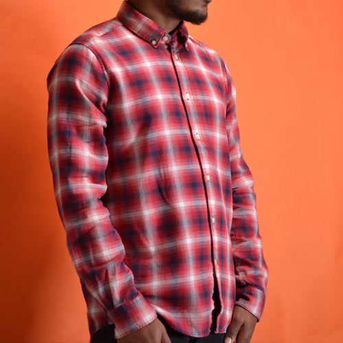 BARBOUR INTERNATIONAL KERSHAW SHIRT - FADED RED
