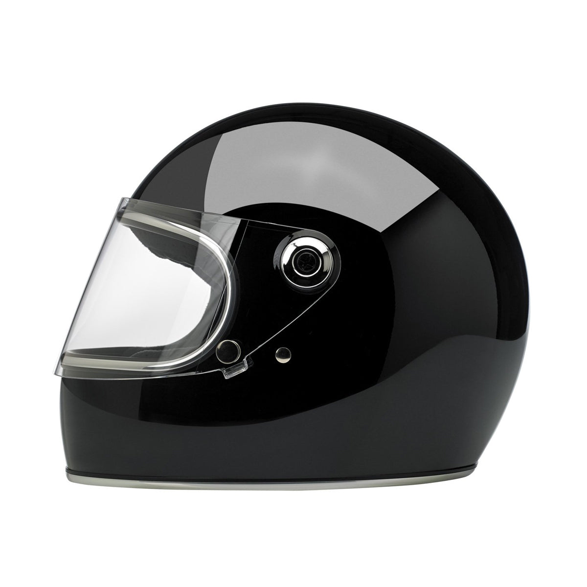 BILTWELL GRINGO S ECE FULL FACE HELMET - GLOSS BLACK