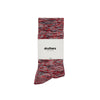 EVERYDAY ORGANIC COTTON MELANGE CREW SOCK - AMERICANO