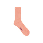 DRUTHERS NYC EVERYDAY ORGANIC COTTON CREW SOCK - PALE PINK