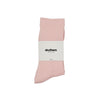 DRUTHERS NYC EVERYDAY ORGANIC COTTON CREW SOCK - PINK