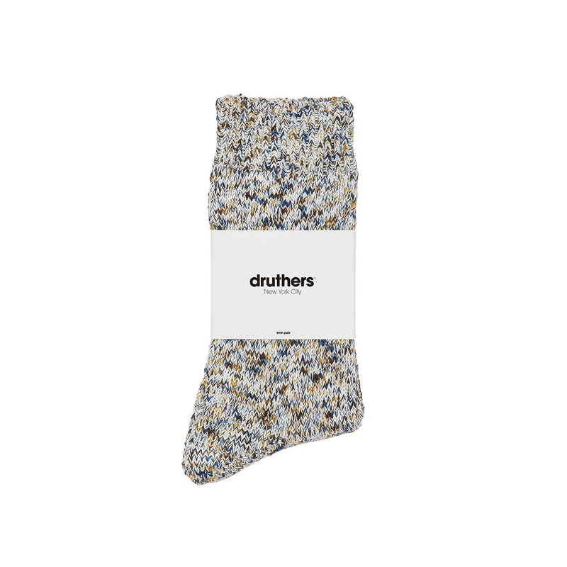 TIE DYE CREW SOCK - OATMEAL