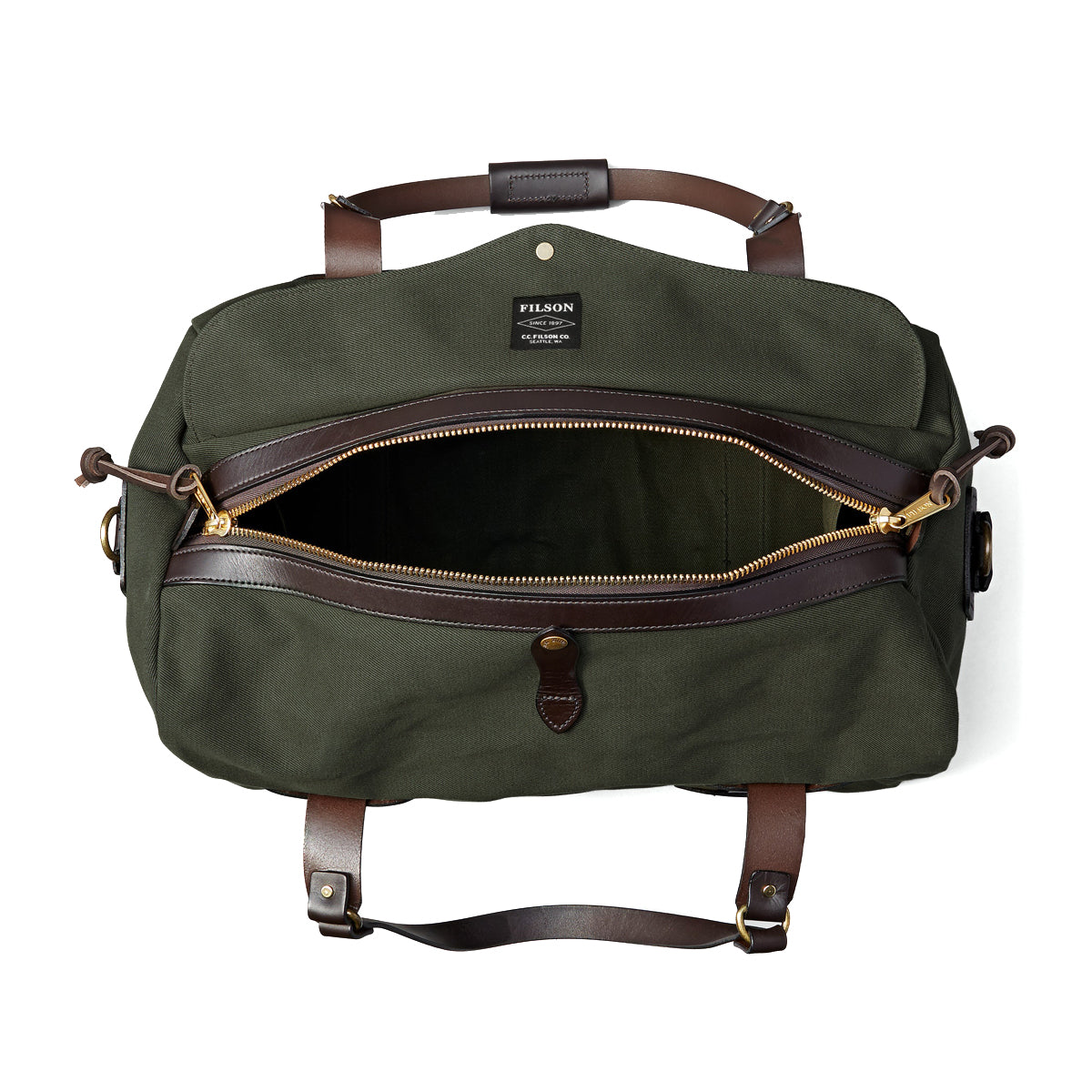 FILSON MEDIUM RUGGED TWILL DUFFLE BAG - OTTER GREEN – Reserve
