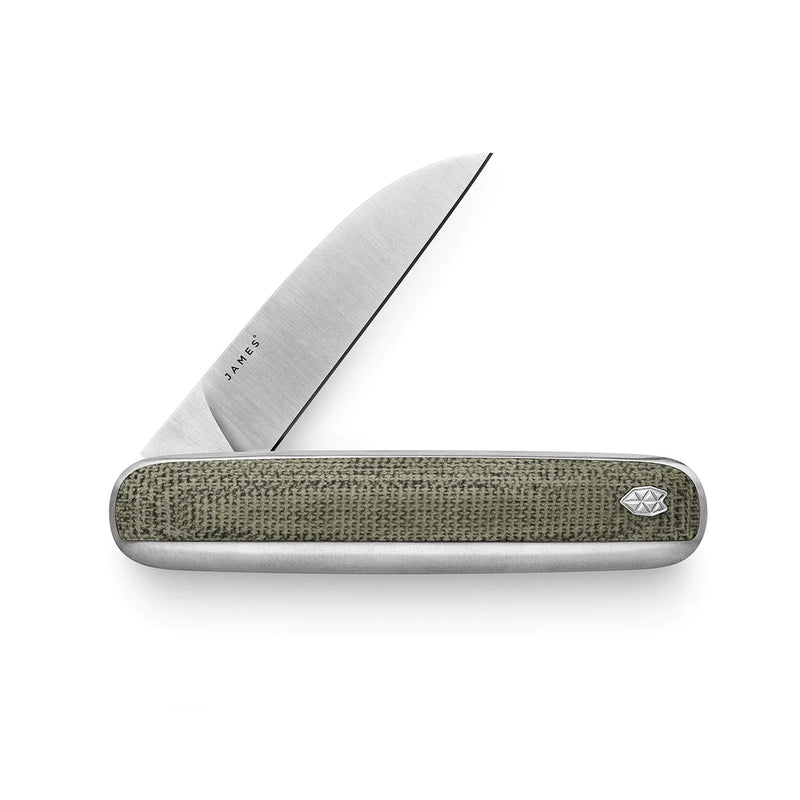 THE JAMES BRAND THE PIKE - OD GREEN STAINLESS MICARTA