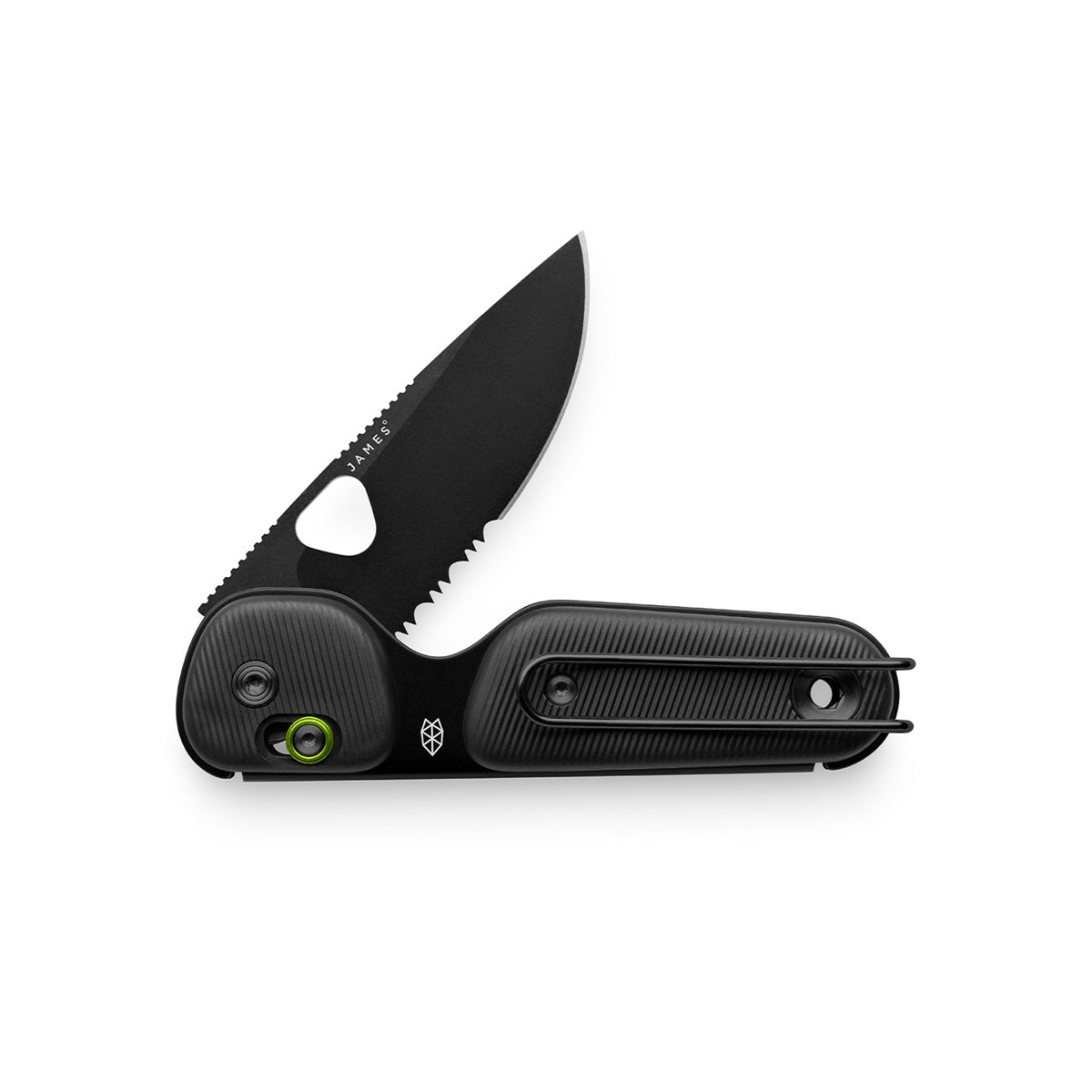 THE JAMES BRAND THE REDSTONE SERRATED - BLACK & BLACK