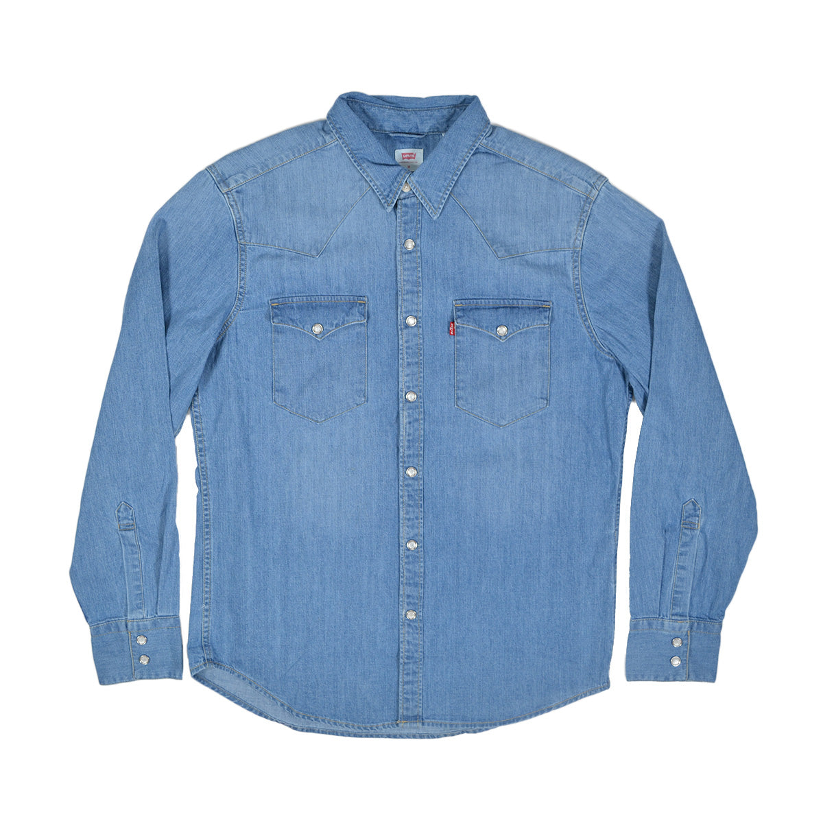 levis dress shirts Levi's Blue Cotton Shirt