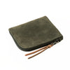 MAKR ZIP LUXE WALLET - MOSS SUEDE