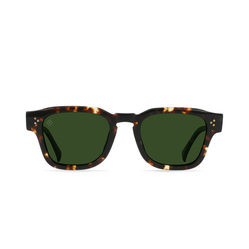 RAEN RECE POLARIZED - BRINDLE TORTOISE / GREEN