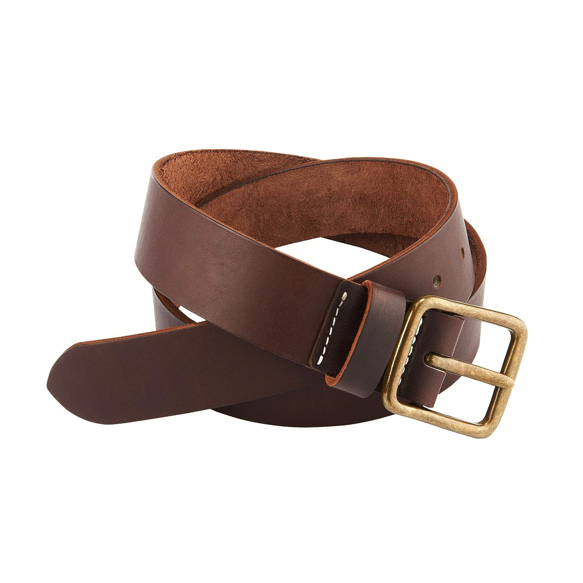 Vera Pelle Amber Stone Brown Patches Leather Belt Vera Pelle Made in Italy Brown Leather Belt Size Men main image 2