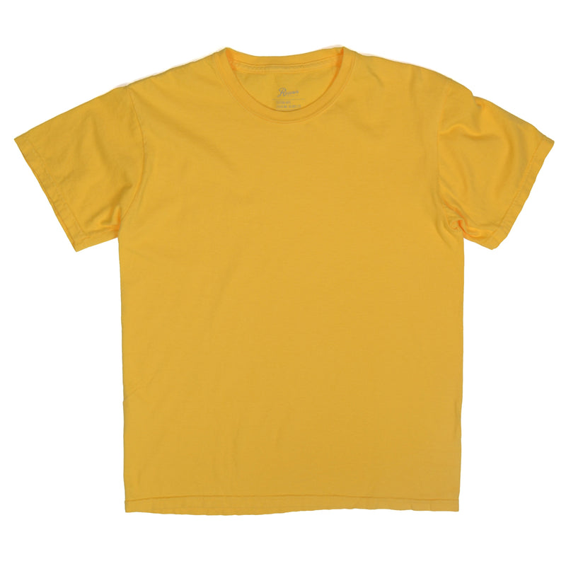 GARMENT DYED TEE - GOLD