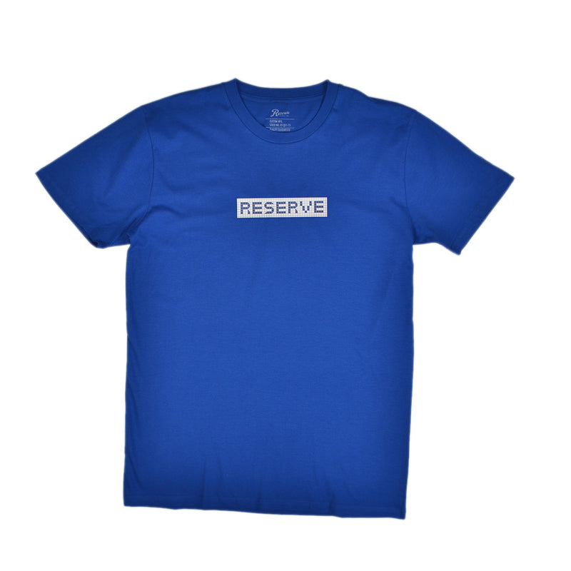 RESERVE SUPPLY COMPANY BLUE TILE TEE - BRIGHT ROYAL