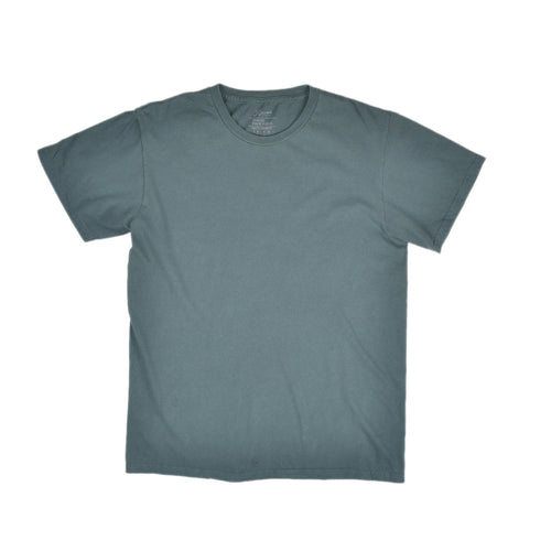 RESERVE SUPPLY COMPANY GARMENT DYED TEE - BLUE SPRUCE