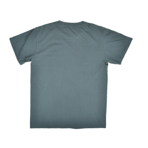 RESERVE SUPPLY COMPANY GARMENT DYED TEE - BLUE SPRUCE
