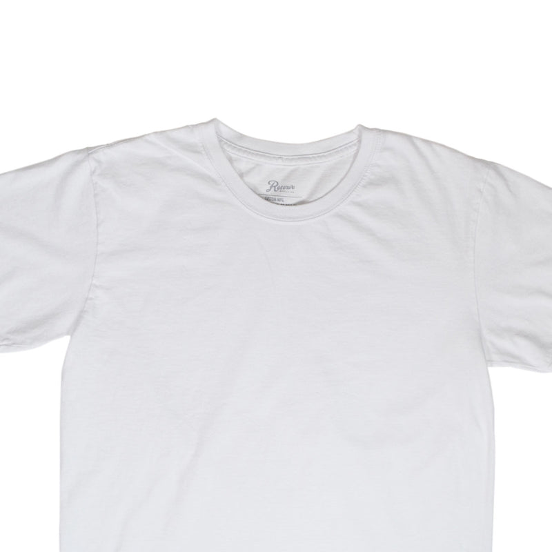 RESERVE SUPPLY COMPANY GARMENT DYED TEE - WHITE