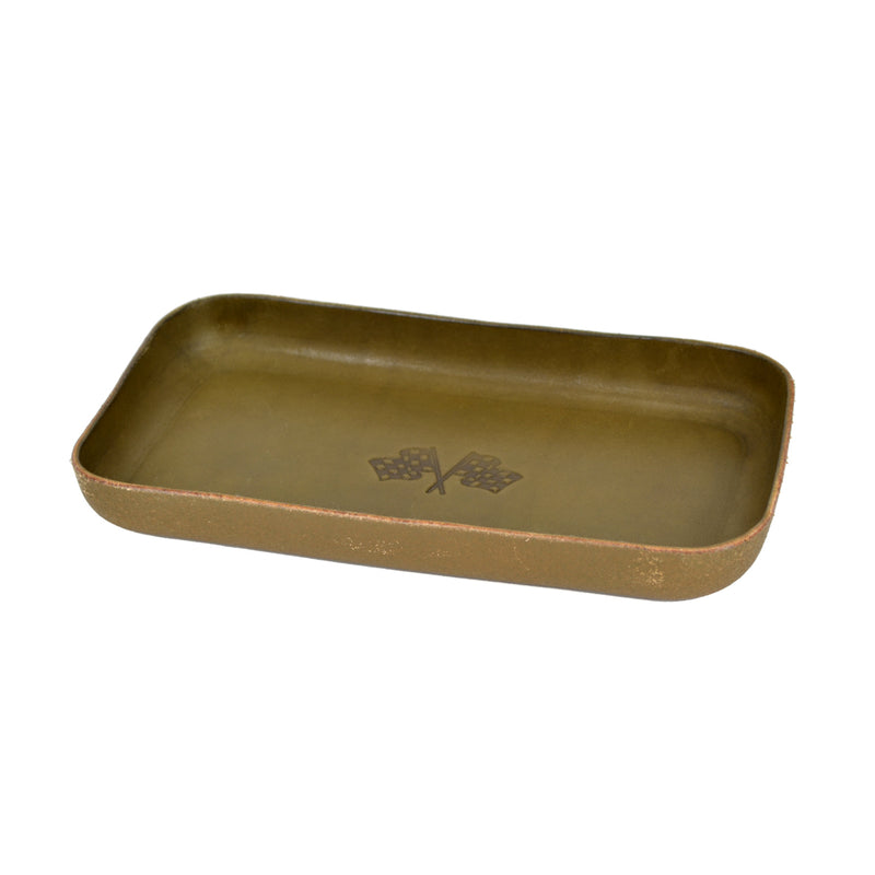 VALET TRAY SMALL - MOSS GREEN