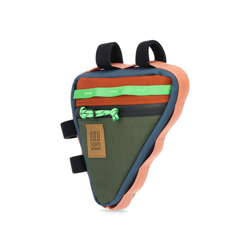 TOPO DESIGNS FRAME BIKE BAG - OLIVE / CLAY